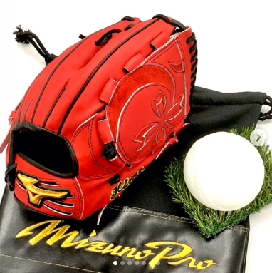 MizunoPro革ソフトボールオーダーグラブ