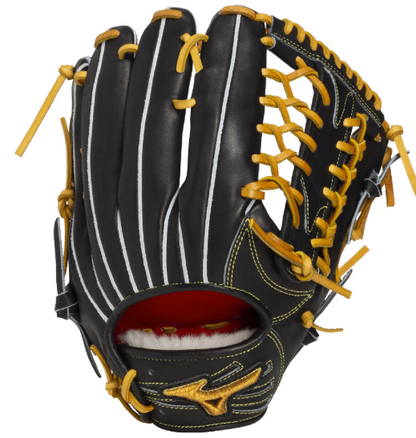 ☆ミズノプロ　硬式グローブ 1AJGH35207 右投げ ミズノ 外野手用 ヌートバー型　 グラブ　高校野球　中学硬式野球　 型付け無料　送料無料 湯もみの鉄人 部活　硬式野球　サイズ18N