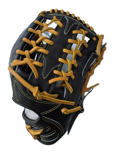 ☆ミズノプロ　硬式グローブ 1AJGH35207 右投げ ミズノ 外野手用 ヌートバー型　 グラブ　高校野球　中学硬式野球　 型付け無料　送料無料 湯もみの鉄人 部活　硬式野球　サイズ18N