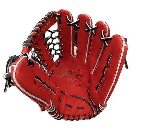 ☆ミズノプロ　硬式グローブ 1AJGH35207 右投げ ミズノ 外野手用 ヌートバー型　 グラブ　高校野球　中学硬式野球　 型付け無料　送料無料 湯もみの鉄人 部活　硬式野球　サイズ18N