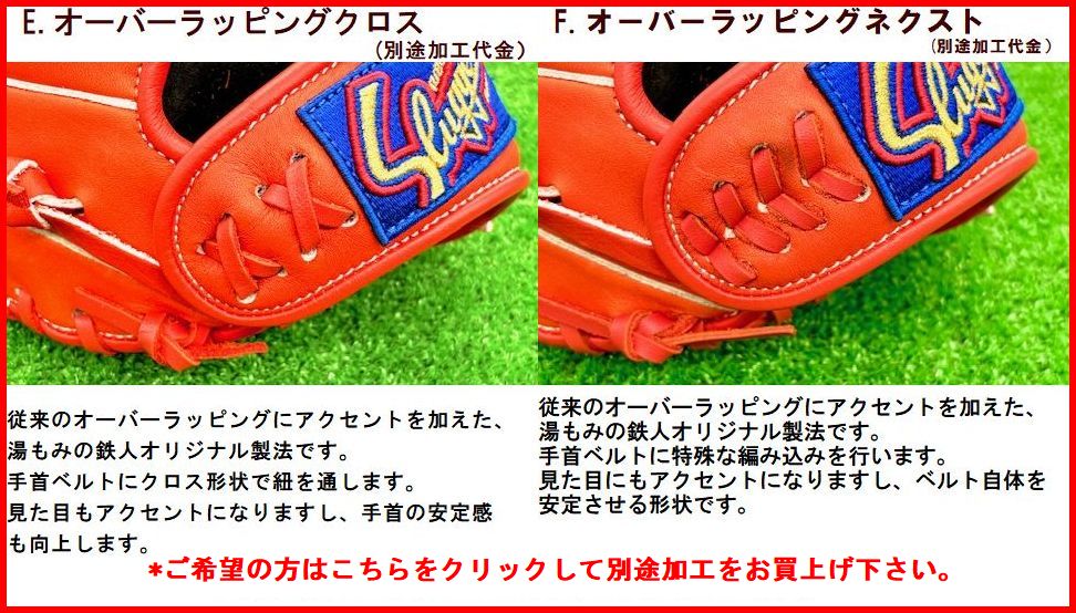 手口特殊加工　E加工・Ｆ加工　　（加工のみのご購入は出来ません。）