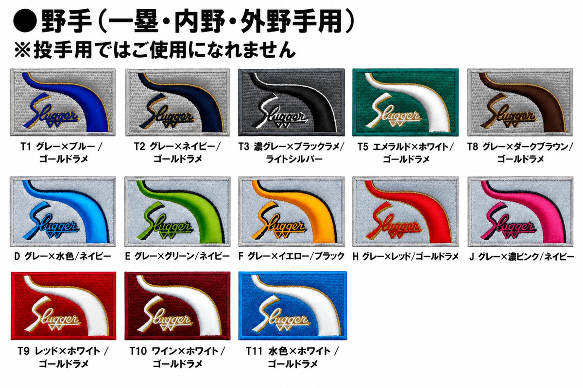 久保田スラッガー　グラブラベル ピッチャー (Ｈ9〜Uラベルは使用不可)・野手用 (全て)