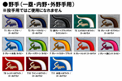 久保田スラッガー　グラブラベル ピッチャー (Ｈ9〜Uラベルは使用不可)・野手用 (全て)